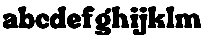 Brugty-Regular Font LOWERCASE