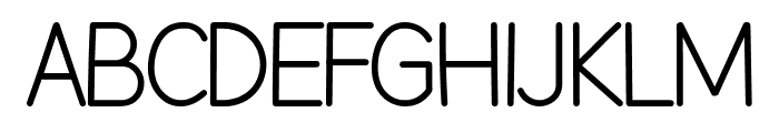 Brunettshi Font UPPERCASE