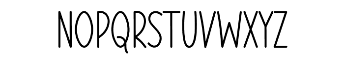 Brunios Font LOWERCASE