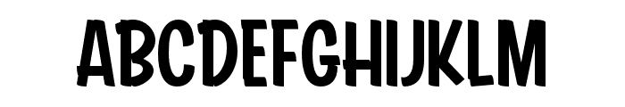 BruschCasual-Regular Font LOWERCASE