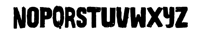 Brusco Font LOWERCASE