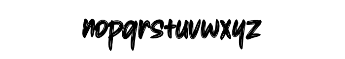 Brusdes Font LOWERCASE