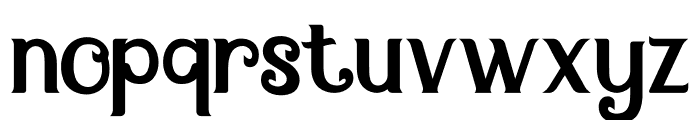 Brush Blitz Font LOWERCASE