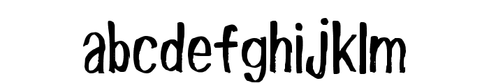 Brush Marker Regular Font LOWERCASE