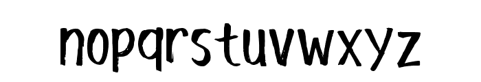 Brush Marker Regular Font LOWERCASE