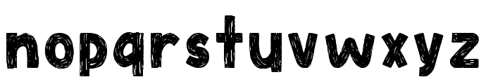 Brush Marker Font LOWERCASE