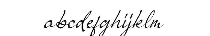 Brush Renytha Font LOWERCASE