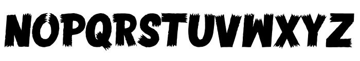 Brush Style Bold Font LOWERCASE