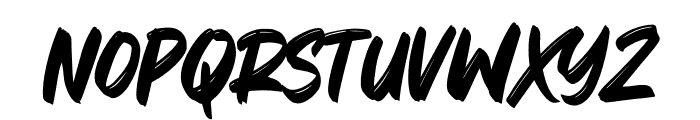 BrushBesh Font LOWERCASE