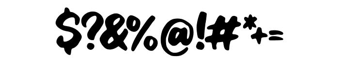 Brushbolda Font OTHER CHARS