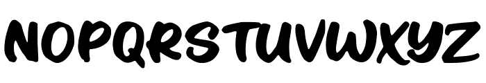 Brushbolda Font UPPERCASE