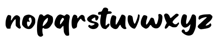 Brushbolda Font LOWERCASE