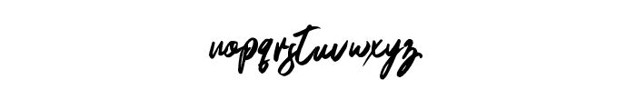 Brushfox Font LOWERCASE