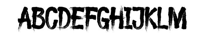 Brushika-Regular Font UPPERCASE