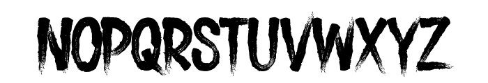 Brushika-Regular Font UPPERCASE