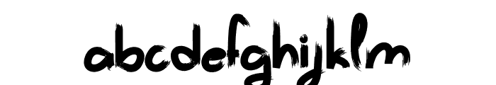 Brushking Font LOWERCASE