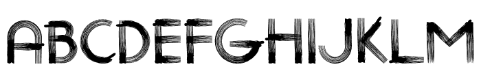 Brushline Font Font UPPERCASE