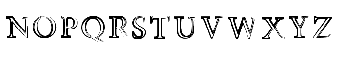Brushstrokefont Regular Font UPPERCASE