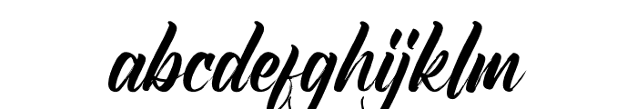 Brushtime Logotype Font LOWERCASE