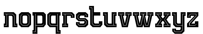 Bruskoline-Regular Font LOWERCASE