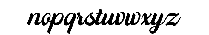 Brusley Script Regular Font LOWERCASE