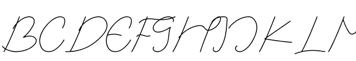 Brusly Name Signature Font UPPERCASE