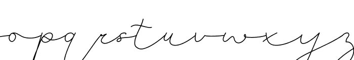 Brusly Name Signature Font LOWERCASE