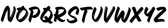 BrustMarks-Regular Font UPPERCASE