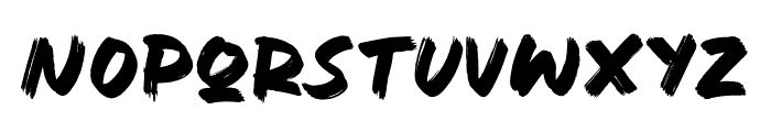 BrustMarks-Regular Font LOWERCASE