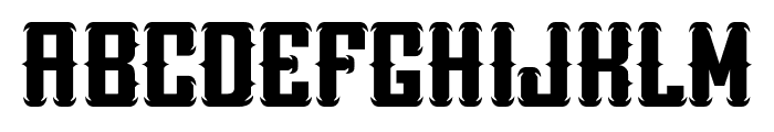 Brutal Hunter Font UPPERCASE