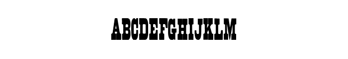 BruteAldineThin Font LOWERCASE