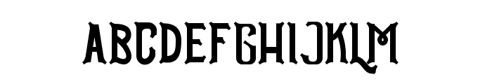 Brutus-Type Font LOWERCASE