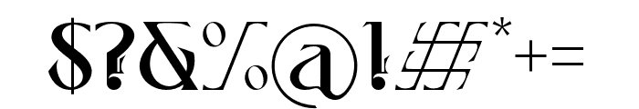 Bruxandera-Regular Font OTHER CHARS