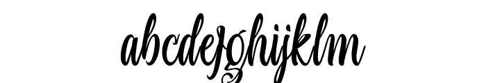 BryceMurphy-Regular Font LOWERCASE