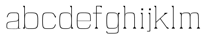 Brydon-Thin Font LOWERCASE