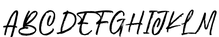 Bryshty-Regular Font UPPERCASE