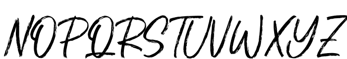 Bryshty-Regular Font UPPERCASE