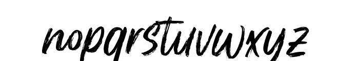 Bryshty-Regular Font LOWERCASE