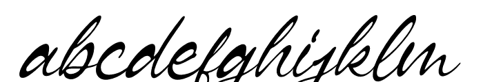 Brythanis Regallia Italic Font LOWERCASE