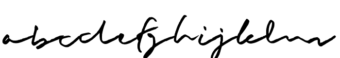 Buadly Signature Font LOWERCASE