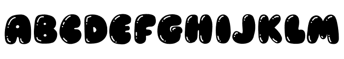 Bubbl Font UPPERCASE