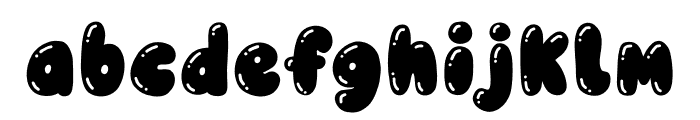 Bubbl Font LOWERCASE