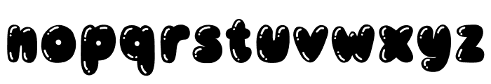 Bubbl Font LOWERCASE