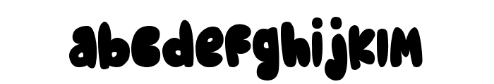 Bubble Balloon Font LOWERCASE