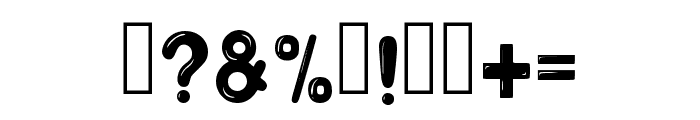 Bubble Boba Regular Font OTHER CHARS