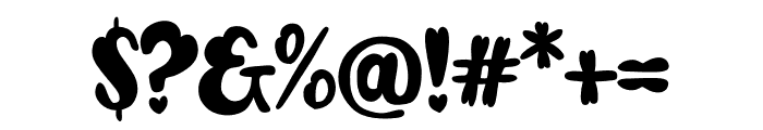 Bubble Boo Font OTHER CHARS