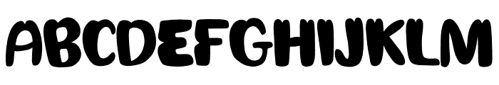 Bubble Boo Font UPPERCASE