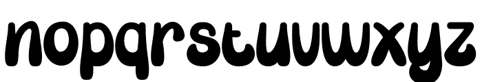 Bubble Candy Font LOWERCASE
