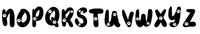 Bubble Cat Regular Font UPPERCASE