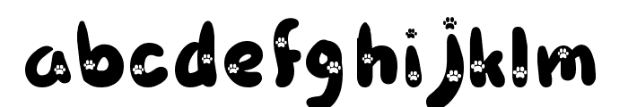 Bubble Cat Regular Font LOWERCASE